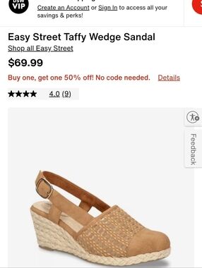 Woven Slingback Women's Espadrille - Tan